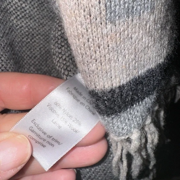 EUC Anthropologie Left On Houston Tan Navajo Print Cardigan Wrap Size XS - S - Picture 6 of 10